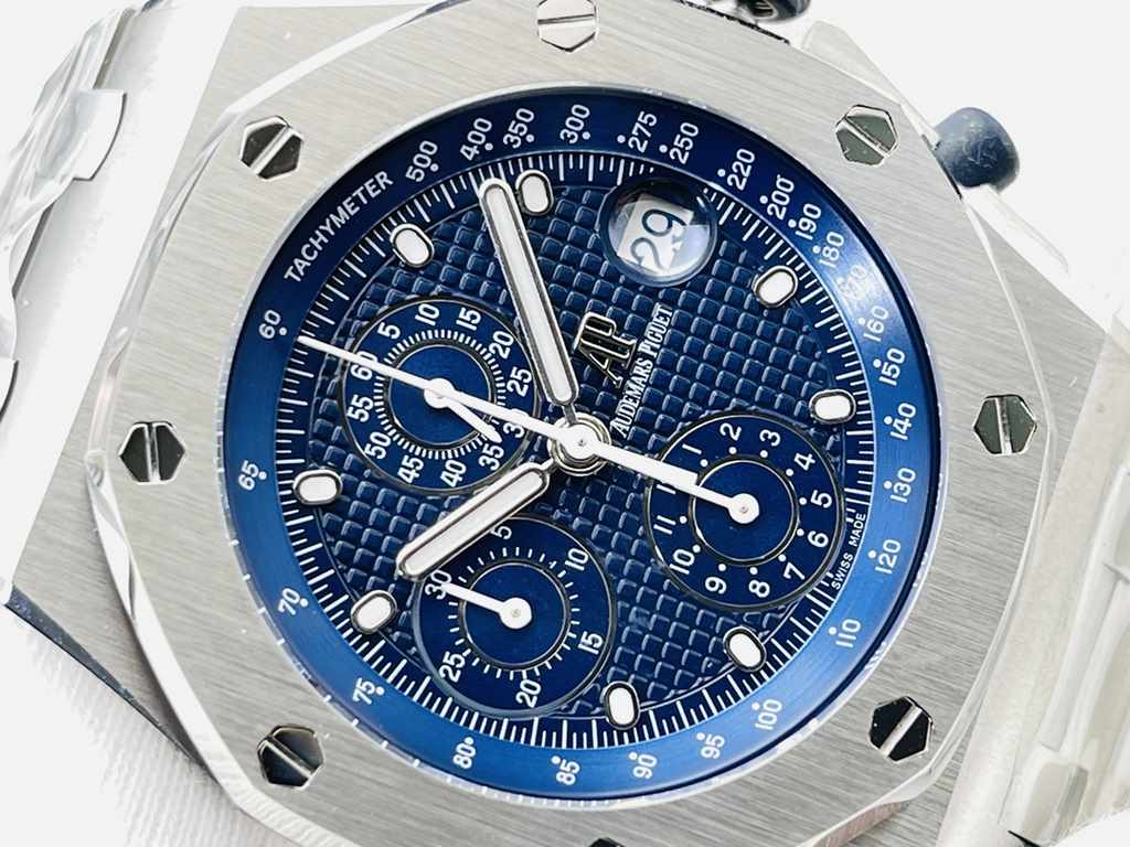 JF Factory2021 recommends the new A.P. Royal Oak Offshore 25th Anniversary Special Edition 26237. Audemars Piguet Royal Oak Offshore 25th Anniversary Special Edition 26237. Equipped with the same 12-bit 7750 chronograph 