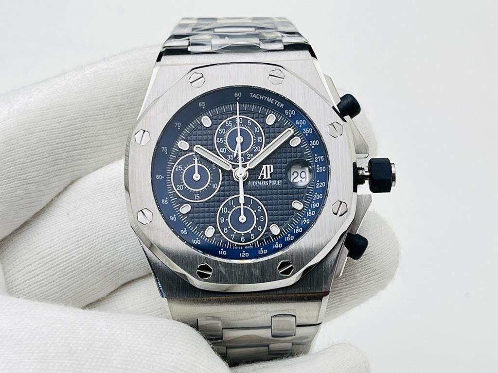 JF Factory2021 recommends the new A.P. Royal Oak Offshore 25th Anniversary Special Edition 26237. Audemars Piguet Royal Oak Offshore 25th Anniversary Special Edition 26237. Equipped with the same 12-bit 7750 chronograph 