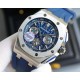 The same HBF latest Audemars Piguet, ceramic bezel   version     Audemars Piguet   Audemars Piguet Royal Oak Offshore Limited Edition Multifunctional Chronograph Mechanical Wristwatch Size 44MM17MM 【Bezel】 The bezel is t