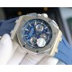 The same HBF latest Audemars Piguet, ceramic bezel   version     Audemars Piguet   Audemars Piguet Royal Oak Offshore Limited Edition Multifunctional Chronograph Mechanical Wristwatch Size 44MM17MM 【Bezel】 The bezel is t