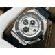 JF Factory2021 recommends the highest version of the A.P. Royal Oak Offshore on the market. Audemars Piguet A.P Royal Oak Offshore! Giant Panda Chronograph A.P26400!1 316L stainless steel case!2  ceramic bezel!3 Double-s