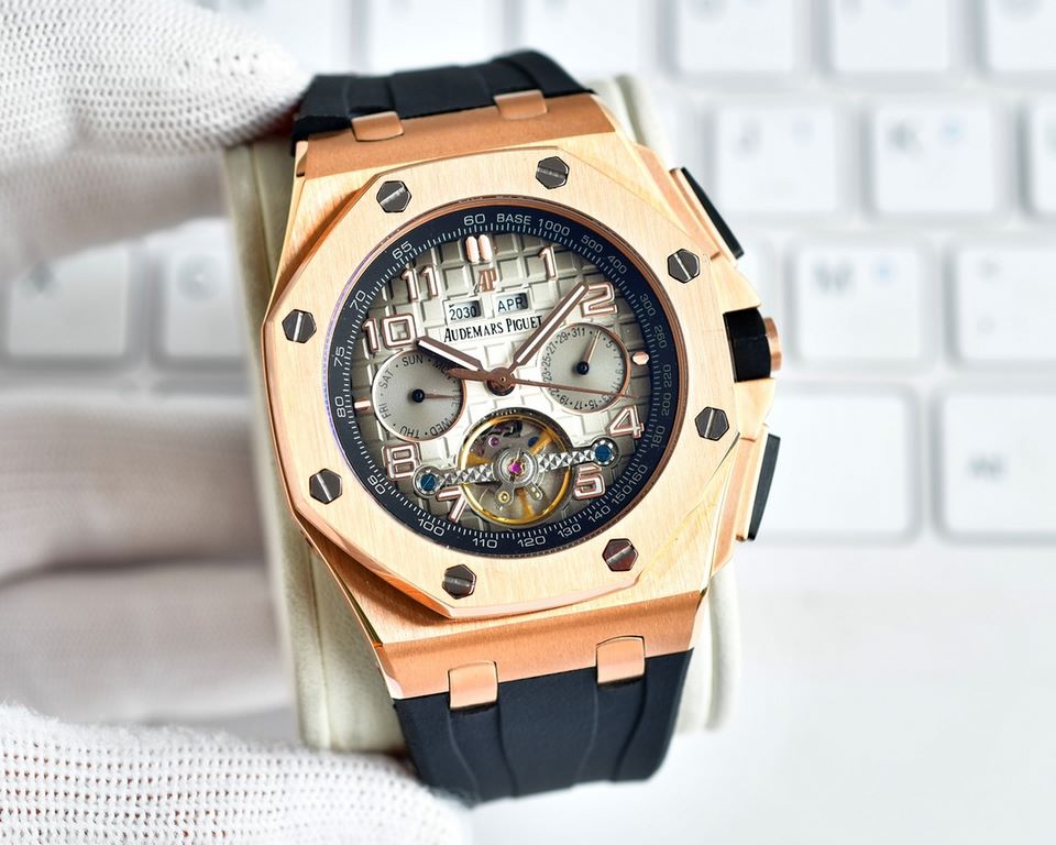 Gold and White Together. New model debut - a wave of hard goods!(The original version of the open mold The market's highest cost-effective version Audemars Piguet Audemars Piguet with the original consistent, the market 