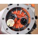 V2 version, live head grain, internal shadow can be bi-directional mobilization, non-market ordinary version, Audemars Piguet Royal Oak series fruitModel 26703 running seconds chronograph automatic mechanical men's watch