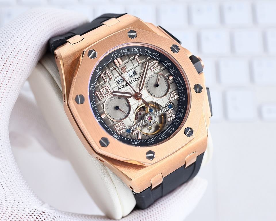 Gold and white same. Ceramic bezel, new first - a wave of hard goods!(The original version of the open mold The market's highest cost-effective version Audemars Piguet Audemars Piguet consistent with the original, the ma