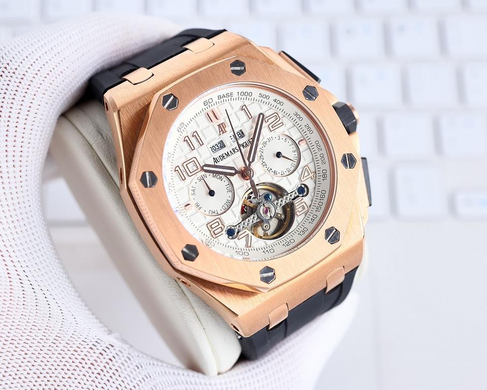 Gold and white same. Ceramic bezel, new first - a wave of hard goods!(The original version of the open mold The market's highest cost-effective version Audemars Piguet Audemars Piguet consistent with the original, the ma