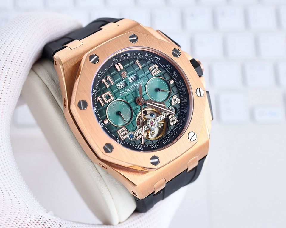 Gold and white same. Ceramic bezel, new first - a wave of hard goods!(The original version of the open mold The market's highest cost-effective version Audemars Piguet Audemars Piguet consistent with the original, the ma