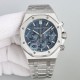 New Products New AP  Audemars Piguet Royal Oak Series new 26240 chronograph, using the same as the genuine (6-letter position small seconds Transparent movement) 7750 chronograph movement, with anti-glare sapphire high-t