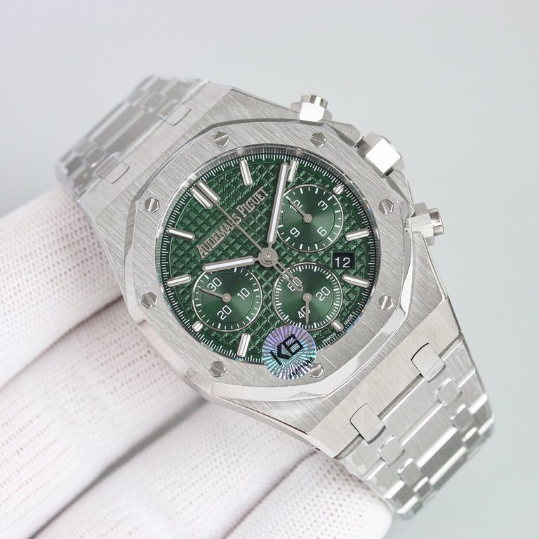 New Products New AP  Audemars Piguet Royal Oak Series new 26240 chronograph, using the same as the genuine (6-letter position small seconds Transparent movement) 7750 chronograph movement, with anti-glare sapphire high-t