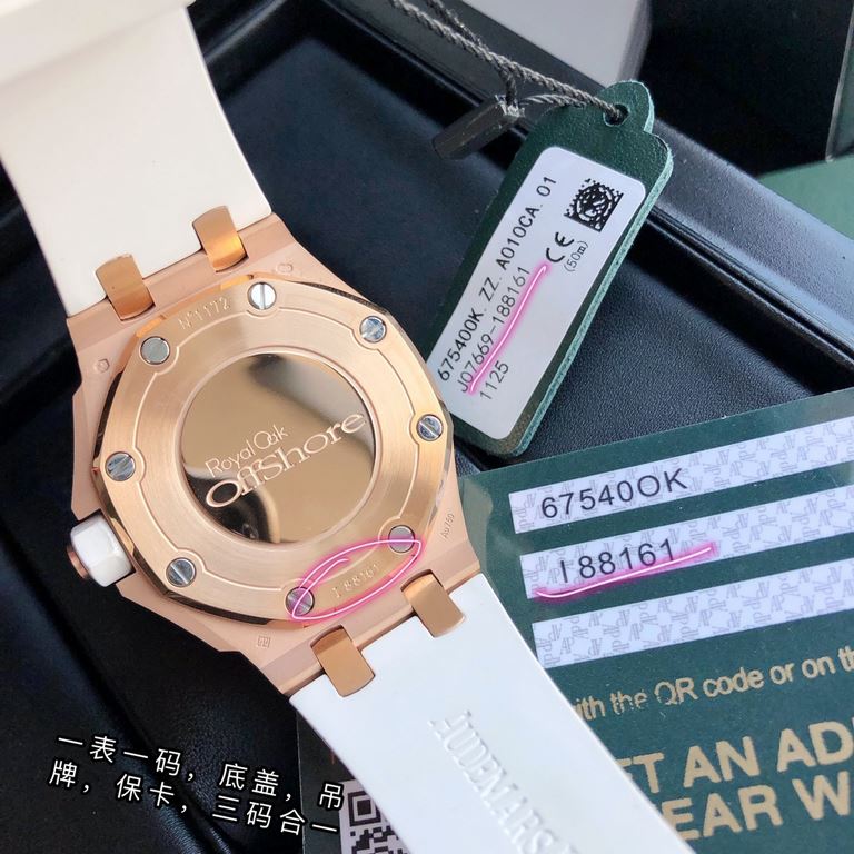 Boxed Support Hong Kong, USA direct mail(Real high-end rare goods)Audemars Piguet AP67540 Royal Oak Offshore Series 37mm quartz women's watches, Swiss imported quartz movement This Audemars Piguet is a women's model, not