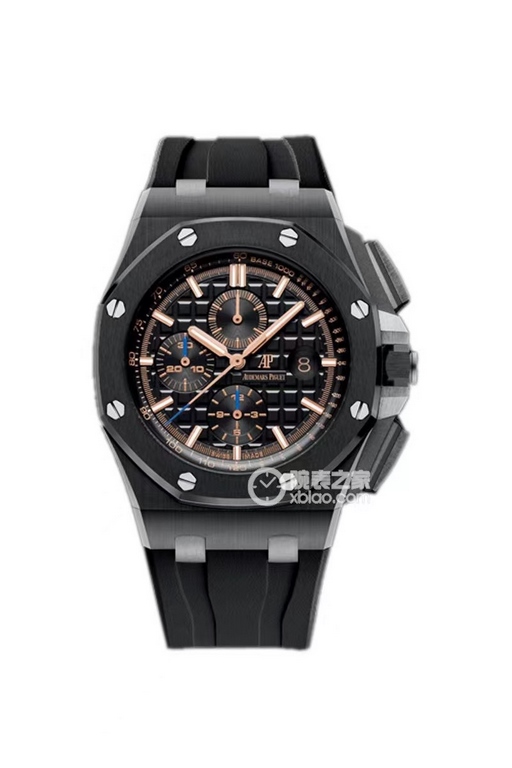 Uniform   ceramic bezel   version     Audemars Piguet Royal Oak Offshore Limited Edition Multifunctional Chronograph Mechanical Watch Dimensions 44MM17MM [bezel] bezel is consistent with the original use of imported cera