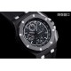 JF. Factory ceramic bezel   the highest version of the market     Audemars Piguet   Audemars Piguet Royal Oak Offshore Limited Edition Multifunctional Chronograph Mechanical Watch Size 44MM17MM 【Bezel】 bezel is the same 