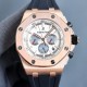 Audemars Piguet - Royal Oak Offshore   Anti-glare treated mineral glass Size 42mm14mm, waterproof tape with AP original pin buckle Equipped with replica original 3126 rotor Fully automatic mechanical movement octagonal s