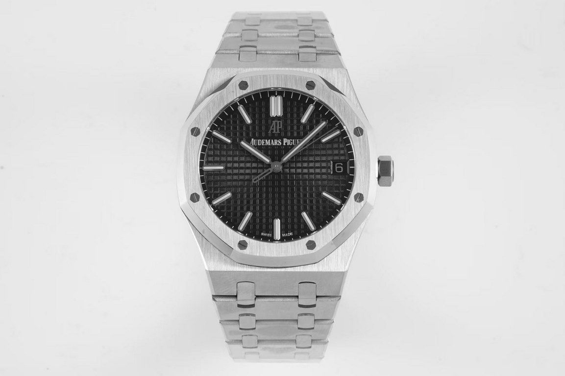 BF new Audemars Piguet Royal Oak 15500 - is the pinnacle of steel watches on the market, - interpretation of the strength of the reigning steel king! [6 great subtleties] 1.Genuine disassembled open mold, size 41X10.4 mm