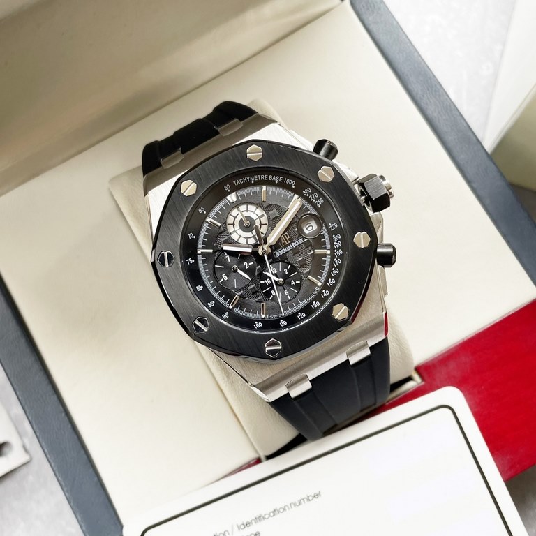 Audemars Piguet Ap fine men's watches, multi-functional design, noble atmosphere, gentleman style, excellent quality, hot sale all over the city. With automatic mechanical movement, top-grade 316 stainless steel case and