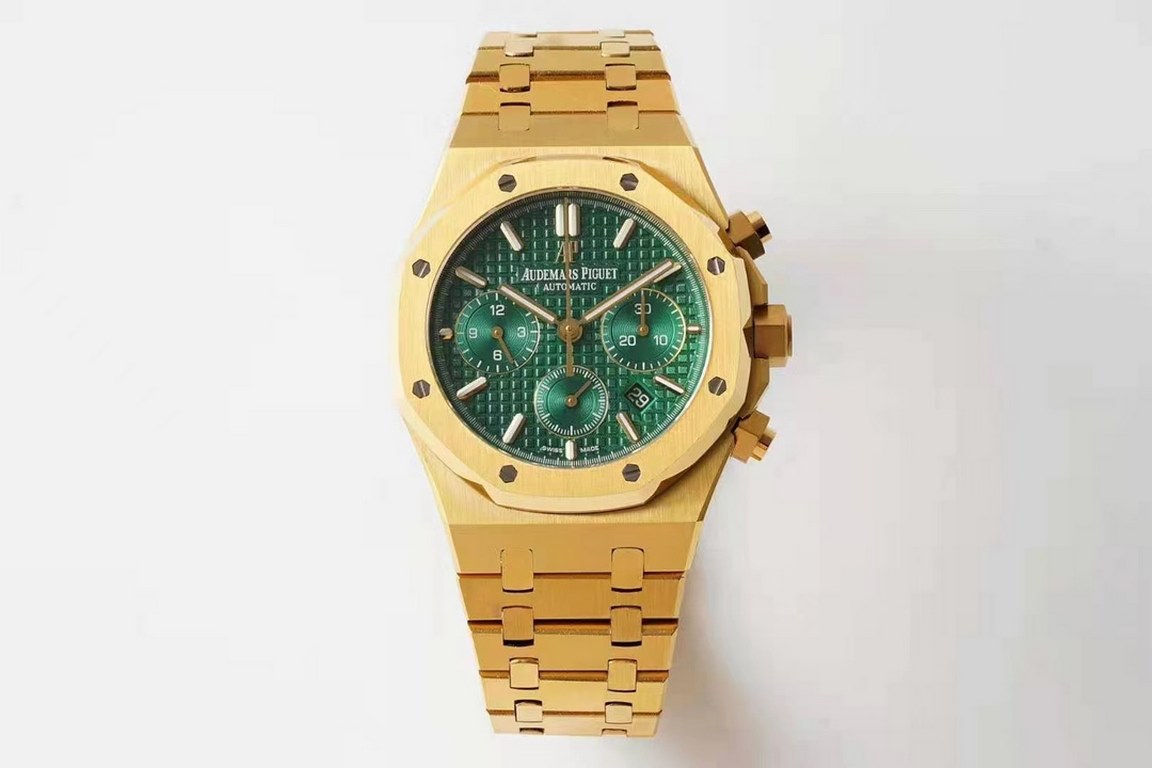 BF new AP  Audemars Piguet Royal Oak 26331OR chronograph, using the same as the genuine (6-letter position small seconds) 7750 chronograph movement, 316 stainless steel case through the brushed and partially polished and