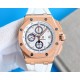 V2 version ceramic bezel   version     Audemars Piguet Royal Oak Offshore Limited Edition Multifunctional Chronograph Mechanical Watch V2 version upgraded calendar fonts, upgraded ceramic bezel, size 44MM17MM [bezel] bez