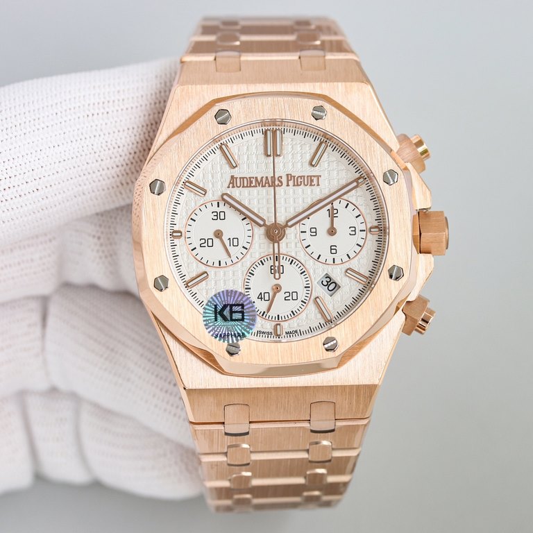 New Products New AP  Audemars Piguet Royal Oak Series new 26240 chronograph, using the same as the genuine (6-letter position small seconds Transparent movement) 7750 chronograph movement, with anti-glare sapphire high-t