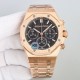 New Products New AP  Audemars Piguet Royal Oak Series new 26240 chronograph, using the same as the genuine (6-letter position small seconds Transparent movement) 7750 chronograph movement, with anti-glare sapphire high-t