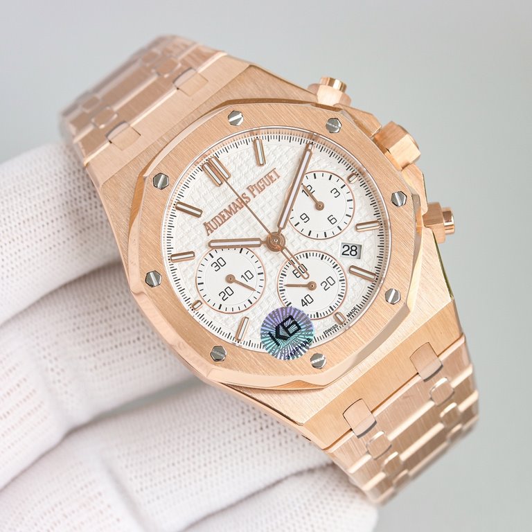 New Products New AP  Audemars Piguet Royal Oak Series new 26240 chronograph, using the same as the genuine (6-letter position small seconds Transparent movement) 7750 chronograph movement, with anti-glare sapphire high-t