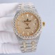 Large diamond-set bezel AP Audemars Piguet A real man has to take Audemars Piguet Own AP, brand new bezel with a large ring with diamonds, using imported Citizen to change the 324 machine Automatic Mechanical Men's Watch