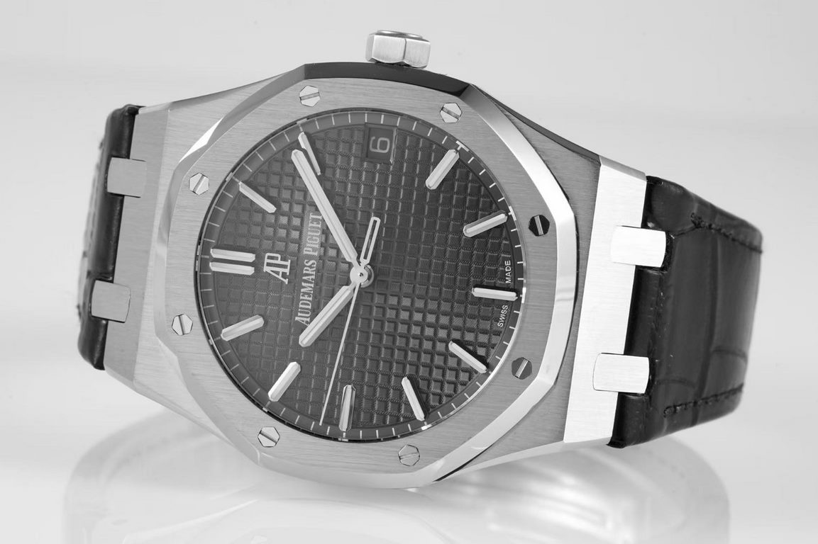 BF new Audemars Piguet Royal Oak 15500 - is the pinnacle of steel watches on the market, - interpretation of the strength of the reigning steel king! [6 great subtleties] 1.Genuine disassembled open mold, size 41X10.4 mm