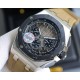 The same HBF latest Audemars Piguet, ceramic bezel   version     Audemars Piguet   Audemars Piguet Royal Oak Offshore Limited Edition Multifunctional Chronograph Mechanical Wristwatch Size 44MM17MM 【Bezel】 The bezel is t