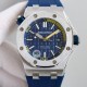 Audemars Piguet Royal Oak Offshore 15703 series, the end of the A.P unique octagonal bezel expresses the angular lines, equipped with the original version of the same Cal.3120 movement, stable performance, dial size 42mm