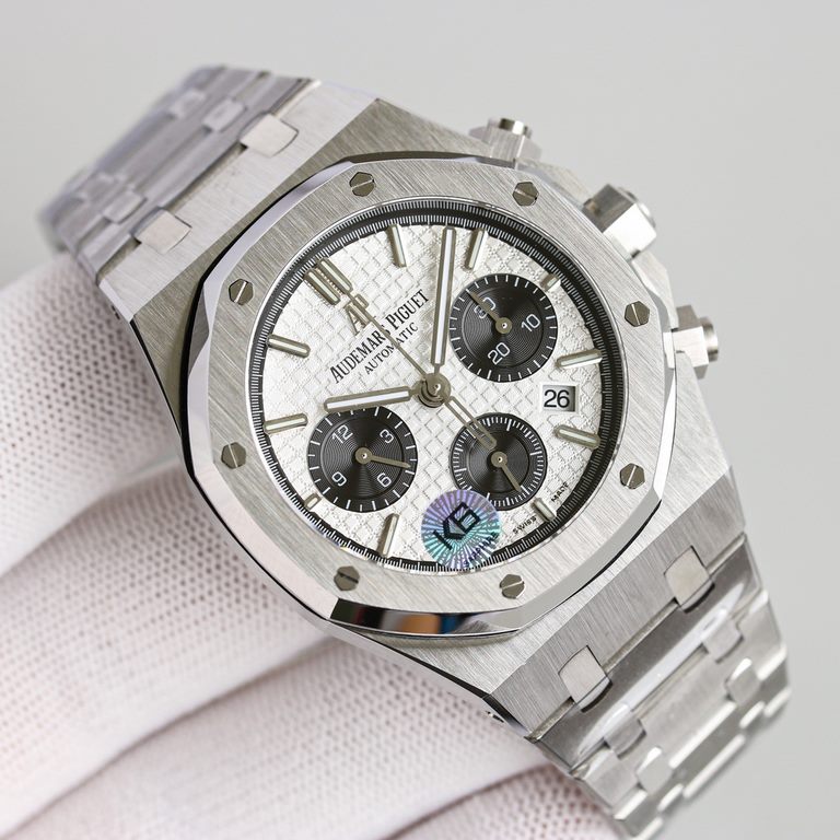 BF New APAudemars Piguet Royal Oak 26331OR chronograph, using the same authentic (6-letter position small seconds) 7750 chronograph movement, 316 steel case through brushed and partially polished and polished treatment, 