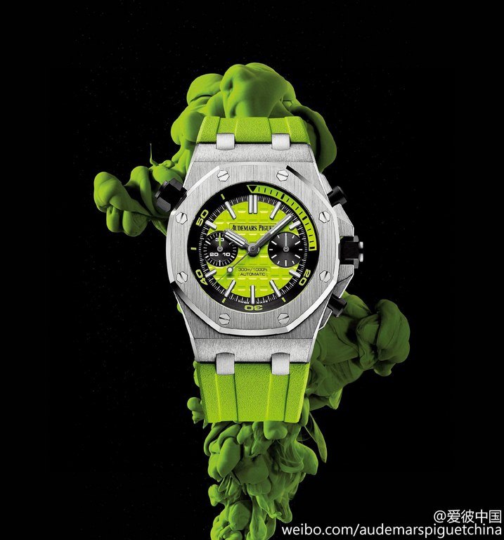 UniformV2 version, live head grain, internal shadow can be bi-directional mobilization, non-market ordinary version,     Audemars Piguet Royal Oak Series FruitModel 26703 Running second chronograph automatic mechanical m