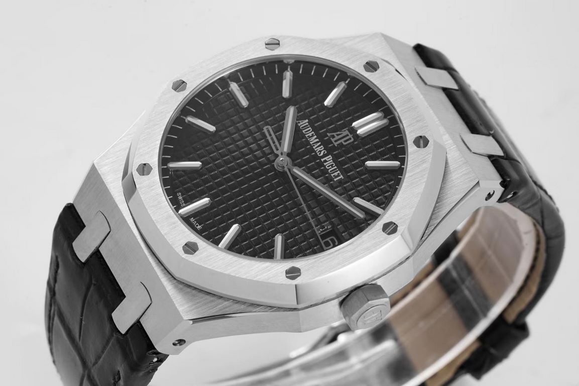 BF new Audemars Piguet Royal Oak 15500 - is the pinnacle of steel watches on the market, - interpretation of the strength of the reigning steel king! [6 great subtleties] 1.Genuine disassembled open mold, size 41X10.4 mm