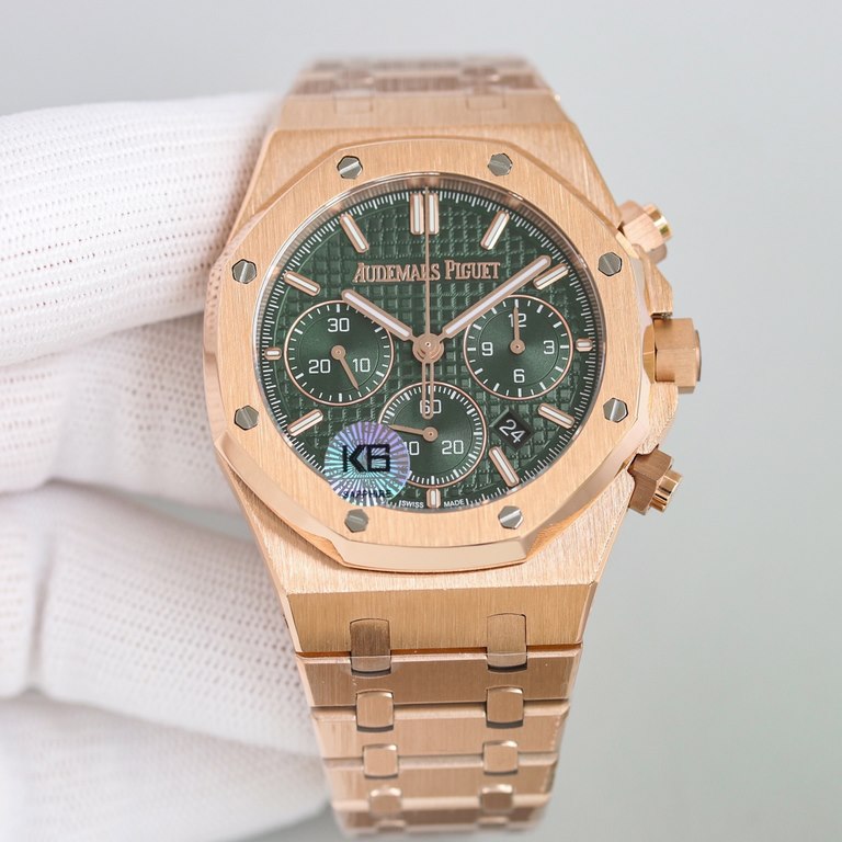 New Products New AP  Audemars Piguet Royal Oak Series new 26240 chronograph, using the same as the genuine (6-letter position small seconds Transparent movement) 7750 chronograph movement, with anti-glare sapphire high-t