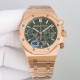 New Products New AP  Audemars Piguet Royal Oak Series new 26240 chronograph, using the same as the genuine (6-letter position small seconds Transparent movement) 7750 chronograph movement, with anti-glare sapphire high-t