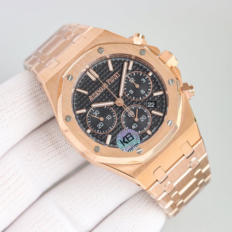 New Products New AP  Audemars Piguet Royal Oak Series new 26240 chronograph, using the same as the genuine (6-letter position small seconds Transparent movement) 7750 chronograph movement, with anti-glare sapphire high-t