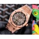 Audemars Piguet AP Royal Oak Coated glass Size 45mm12mm Stainless steel bracelet AP original buckle Automatic mechanical movement Superluminova Octagonal brushed steel case with skeletonized face Cold and hegemonic A dif