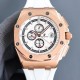 Audemars Piguet - Royal Oak Offshore   Anti-glare treated mineral glass Size 42mm14mm, waterproof tape with AP original pin buckle Equipped with replica original 3126 rotor Fully automatic mechanical movement octagonal s