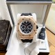 Audemars Piguet - AP  Royal Oak Multifunction Men's Watch Automatic Mechanical Movement 316 stainless steel case Mineral Super Glass Imported Rubber Strap Diameter 43mm Thickness 12mm BST Actual Photos The watch represen