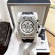 Audemars Piguet - AP  Royal Oak Multifunction Men's Watch Automatic Mechanical Movement 316 stainless steel case Mineral Super Glass Imported Rubber Strap Diameter 43mm Thickness 12mm BST Actual Photos The watch represen