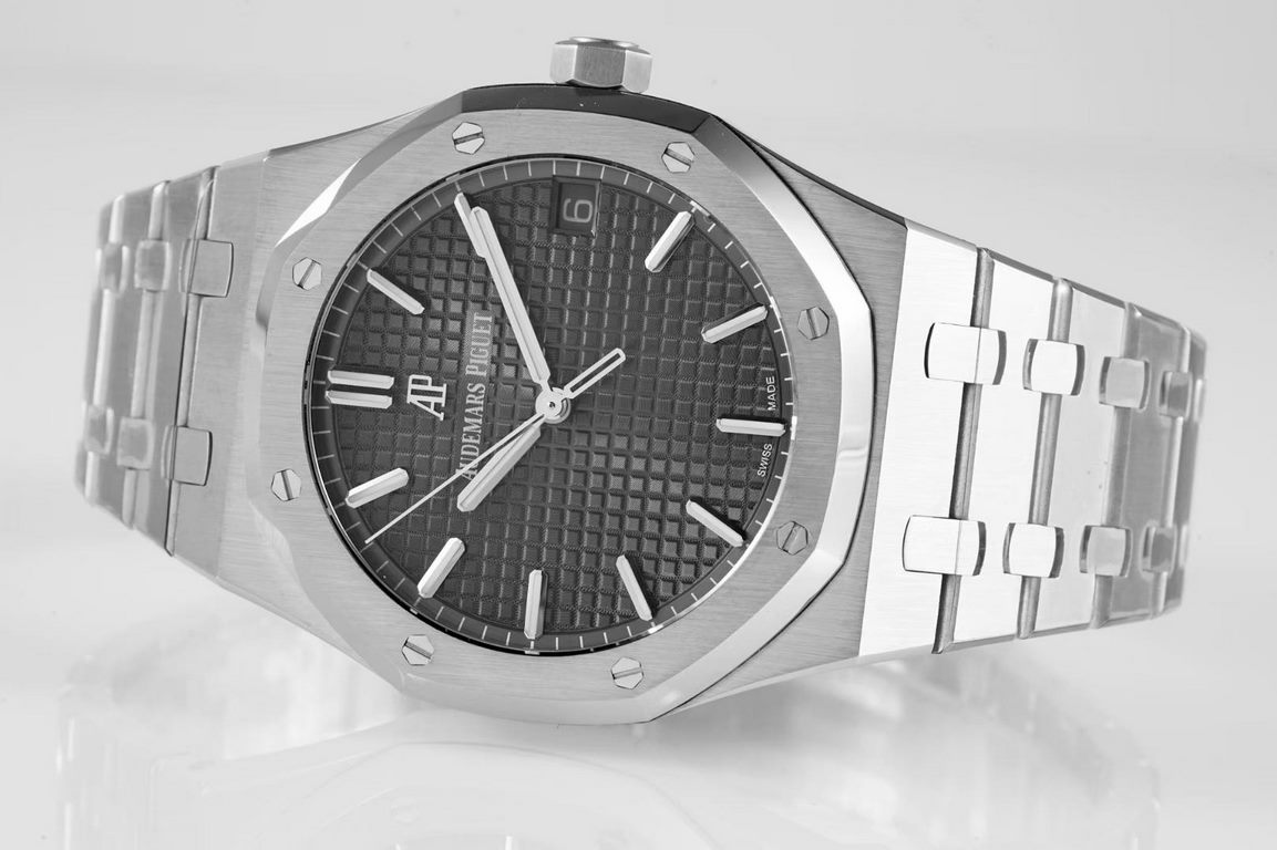 BF new Audemars Piguet Royal Oak 15500 - is the pinnacle of steel watches on the market, - interpretation of the strength of the reigning steel king! [6 great subtleties] 1.Genuine disassembled open mold, size 41X10.4 mm