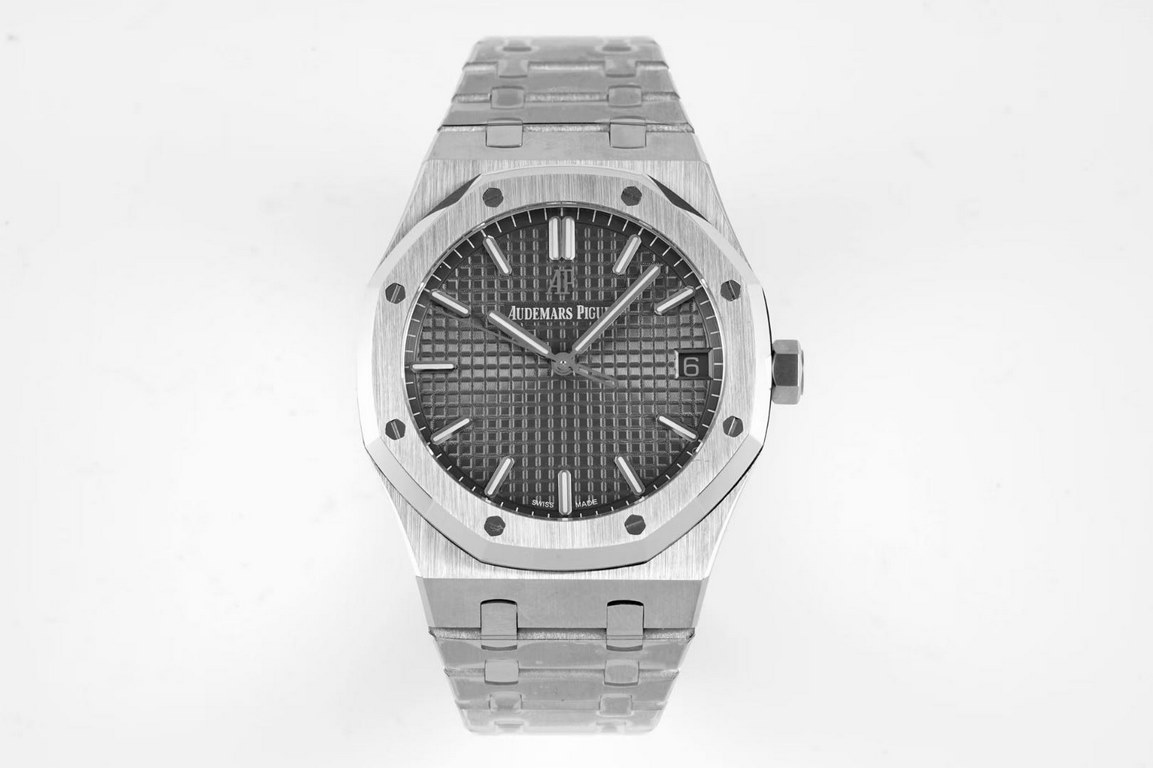 BF new Audemars Piguet Royal Oak 15500 - is the pinnacle of steel watches on the market, - interpretation of the strength of the reigning steel king! [6 great subtleties] 1.Genuine disassembled open mold, size 41X10.4 mm