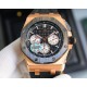 The same HBF latest Audemars Piguet, ceramic bezel   version     Audemars Piguet   Audemars Piguet Royal Oak Offshore Limited Edition Multifunctional Chronograph Mechanical Wristwatch Size 44MM17MM 【Bezel】 The bezel is t