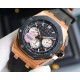 The same HBF latest Audemars Piguet, ceramic bezel   version     Audemars Piguet   Audemars Piguet Royal Oak Offshore Limited Edition Multifunctional Chronograph Mechanical Wristwatch Size 44MM17MM 【Bezel】 The bezel is t