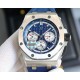 The same HBF latest Audemars Piguet, ceramic bezel   version     Audemars Piguet   Audemars Piguet Royal Oak Offshore Limited Edition Multifunctional Chronograph Mechanical Wristwatch Size 44MM17MM 【Bezel】 The bezel is t