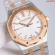 )The latest women's AP Audemars Piguet Royal Oak model 77350 77351 mechanical watch! Diameter 34 mm. Self-winding Calibre 5800 movement with automatic oscillating weight in pink gold specially designed for this model (ze