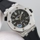 Audemars Piguet Royal Oak Offshore 15703 series, the end of the A.P unique octagonal bezel expresses the angular lines, equipped with the original version of the same Cal.3120 movement, stable performance, dial size 42mm