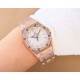 The latest women's AP Audemars Piguet Royal Oak 77350 77351 model mechanical watch! Diameter 34 mm. Self-winding Calibre 5800 movement with automatic oscillating weight in pink gold specially designed for this model (zer