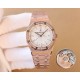 The latest women's AP Audemars Piguet Royal Oak 77350 77351 model mechanical watch! Diameter 34 mm. Self-winding Calibre 5800 movement with automatic oscillating weight in pink gold specially designed for this model (zer