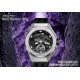 Audemars Piguet AP and Marvel's 26620 Black Panther, officially sold for $10,000 on the secondary market, is a 250-piece limited edition of the Royal Oak Concept Black Panther floating tourbillon, enhanced by a purple co