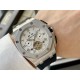 Same. Audemars Piguet - Audemars Piguet   Royal Oak Offshore Collection Anti-glare treatment mineral glass Size 42mm  14mm , waterproof tape with AP lettering original pin buckle Fully automatic mechanical movement , dia