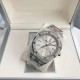 Luxury Diamond Bezel Hand-set2022 new upgraded diamond ring Audemars Piguet 15400 series watches, as the Royal Oak series of the most basic models, without any special features, only three hands and the date display, uno