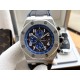 Audemars Piguet - AP  Royal Oak Multifunction Men's Watch Automatic Mechanical Movement 316 stainless steel case Mineral Super Glass Imported Rubber Strap Diameter 43mm Thickness 12mm BST Actual Photos The watch represen